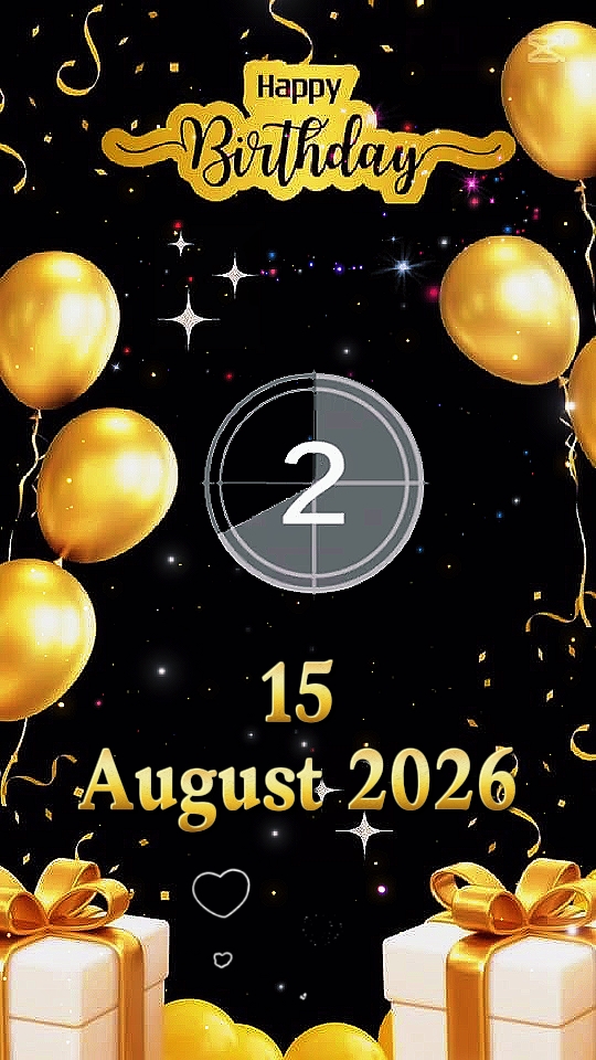 HBD 15 August 2026