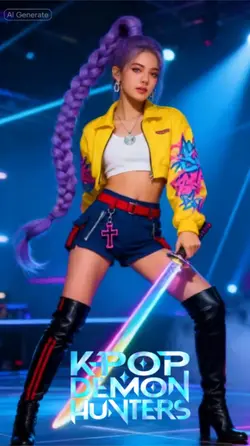 HUNTR/X Rumi Cosplay