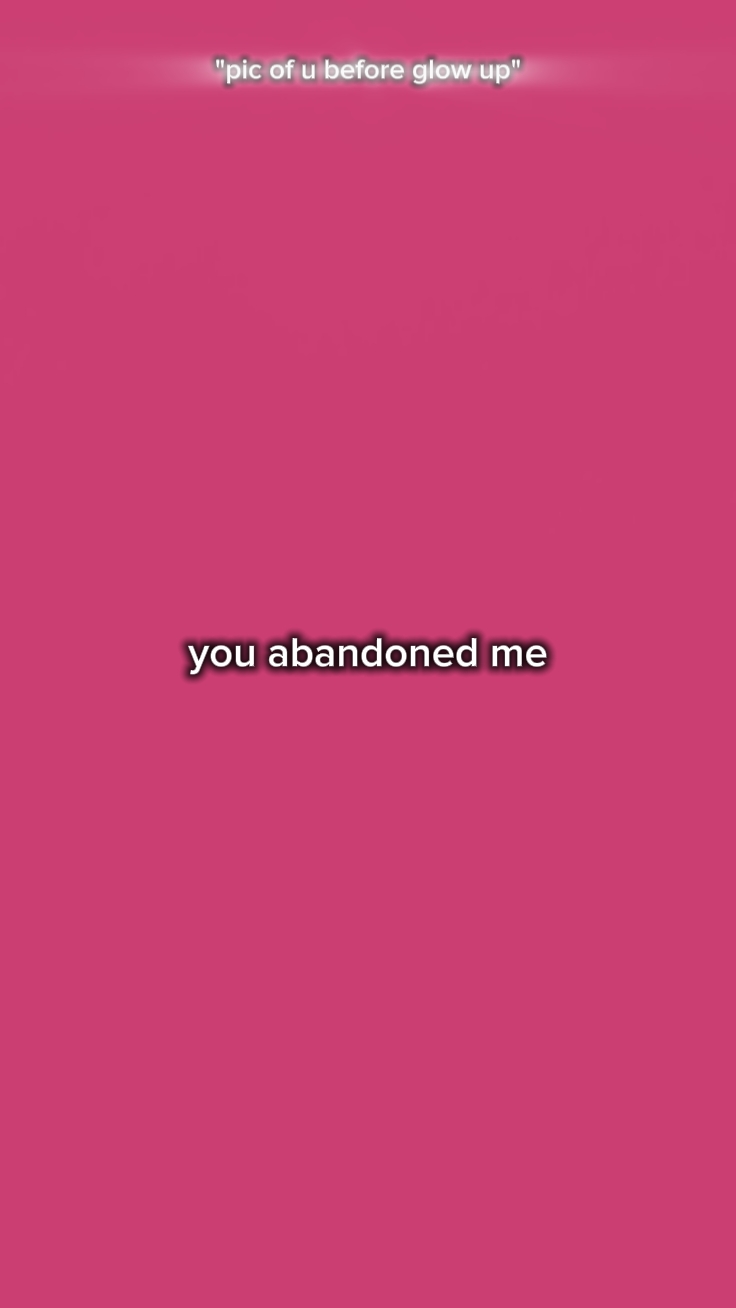 Tu m'as abandonné 