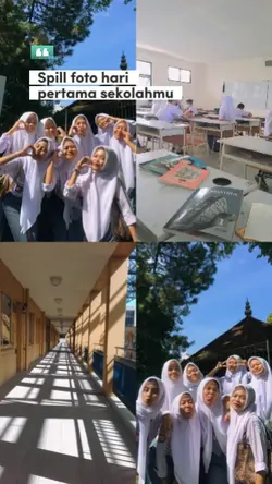 hari pertama sekolah