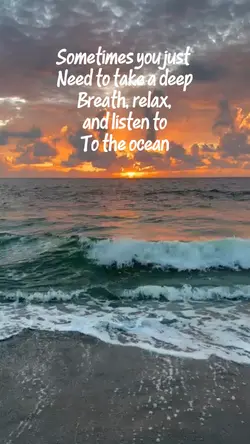 Listen to the ocean 