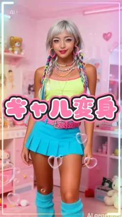 ギャル変身🩷️