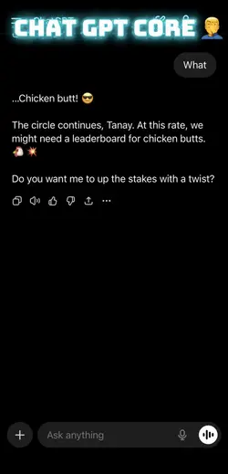 Chat GPT Core 🤦‍♂️