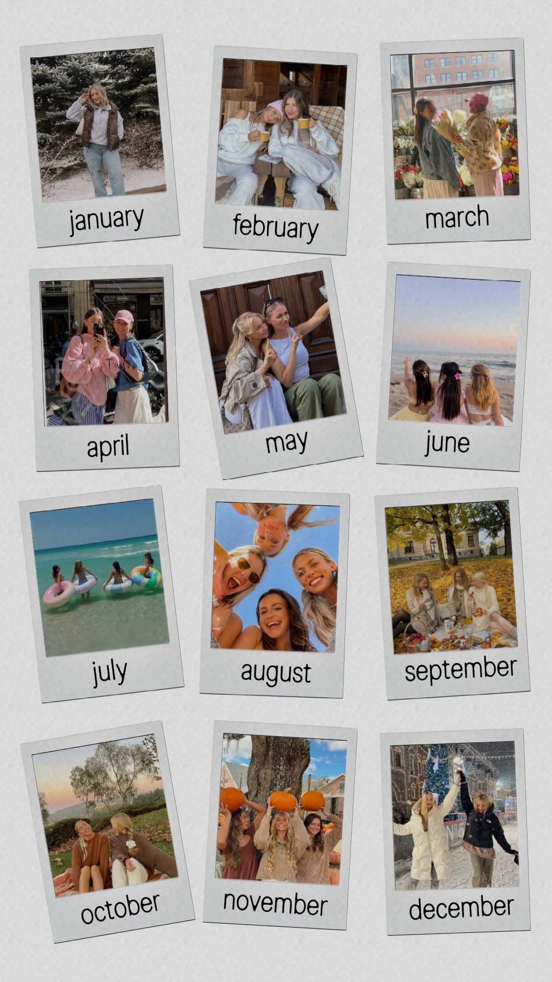 2025 Kalender Zusammenfassung