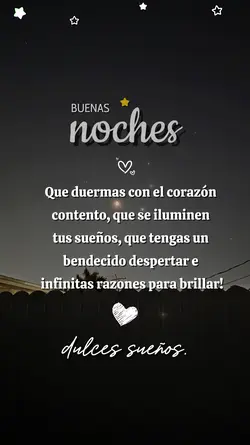 buenas noches 