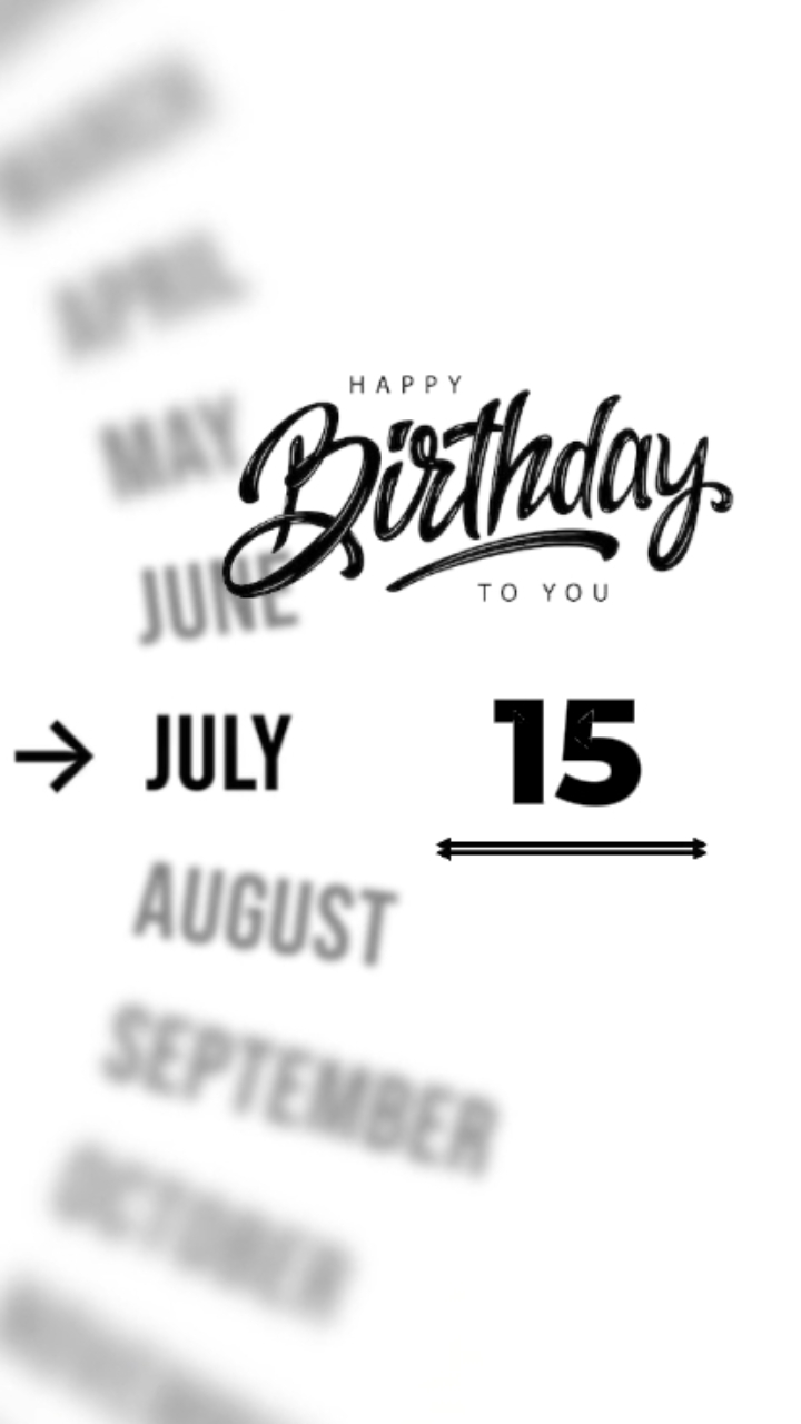 ANIVERSÁRIO 15 DE JULHO