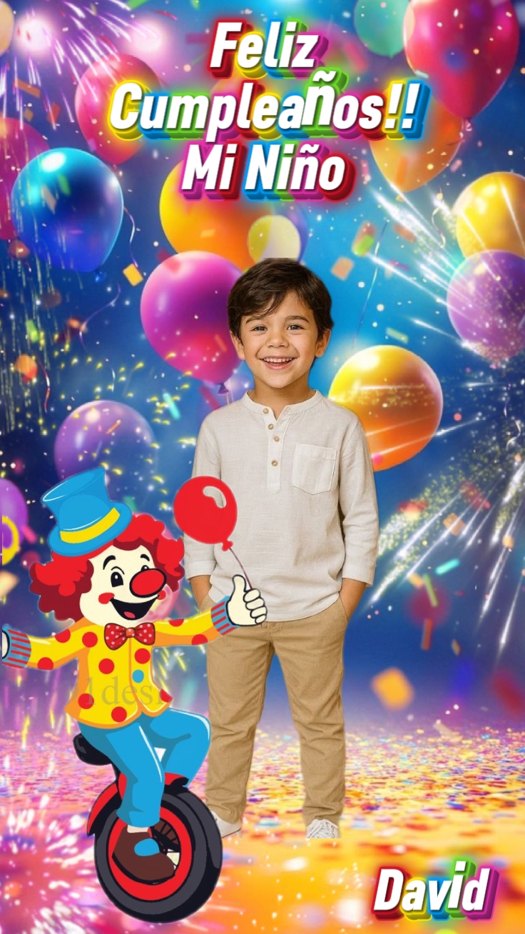 Cumple niño foto