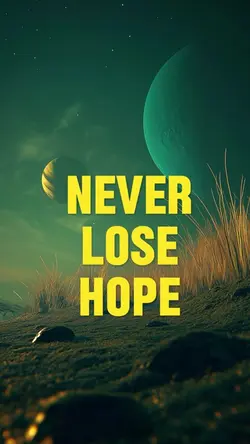 Never lose hope 