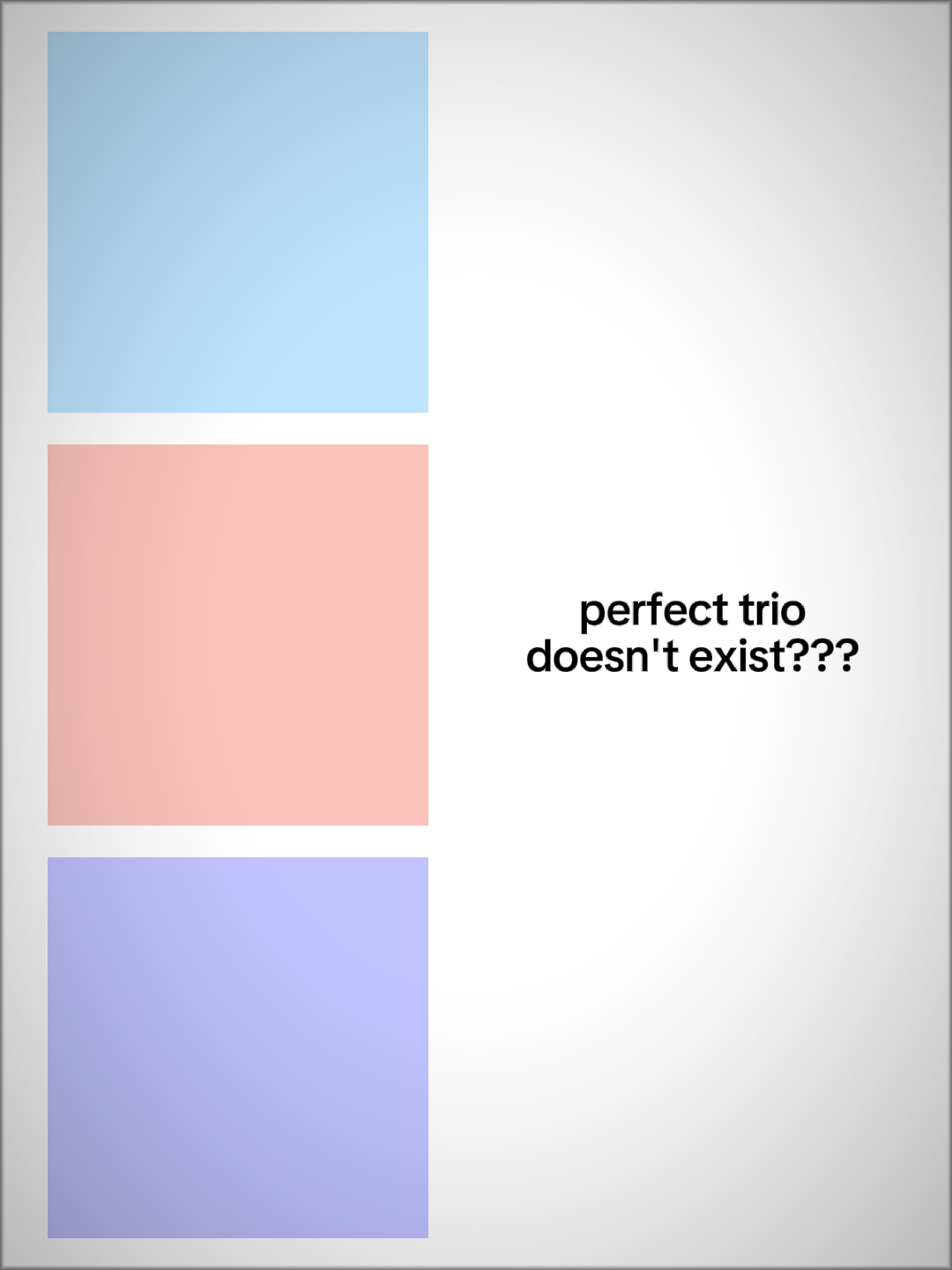 Perfektes Trio