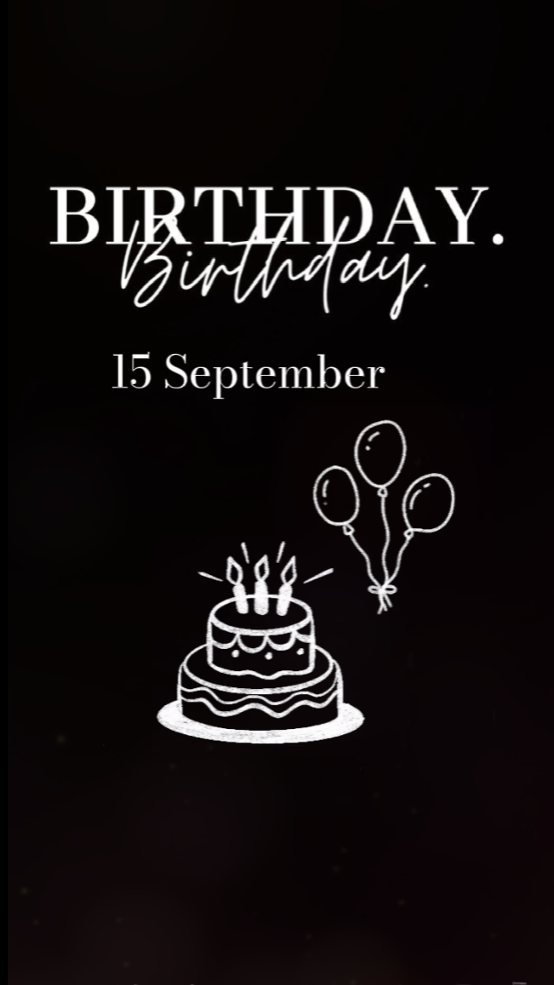 HBD 15 SEPT 2026 