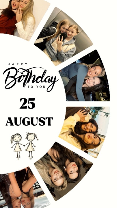 HBD FRIEND 25 AUGUST