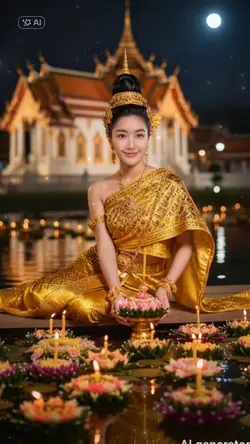 ลอยกระทงชุดสวยๆ