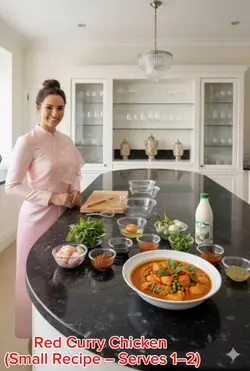 Thai food: Red curry