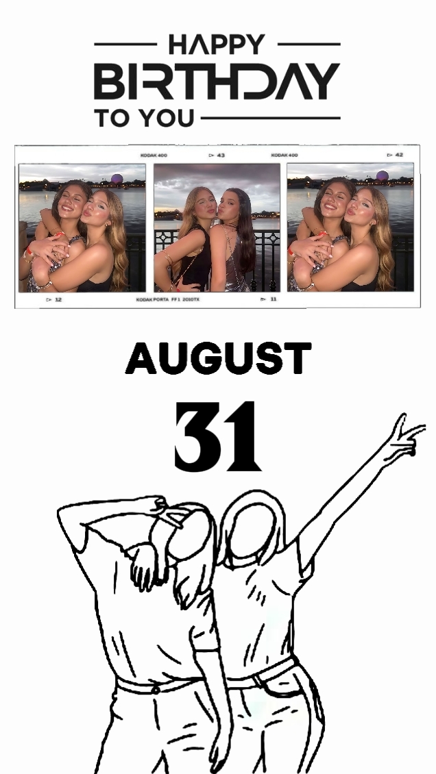 Aniversário 31 de agosto 