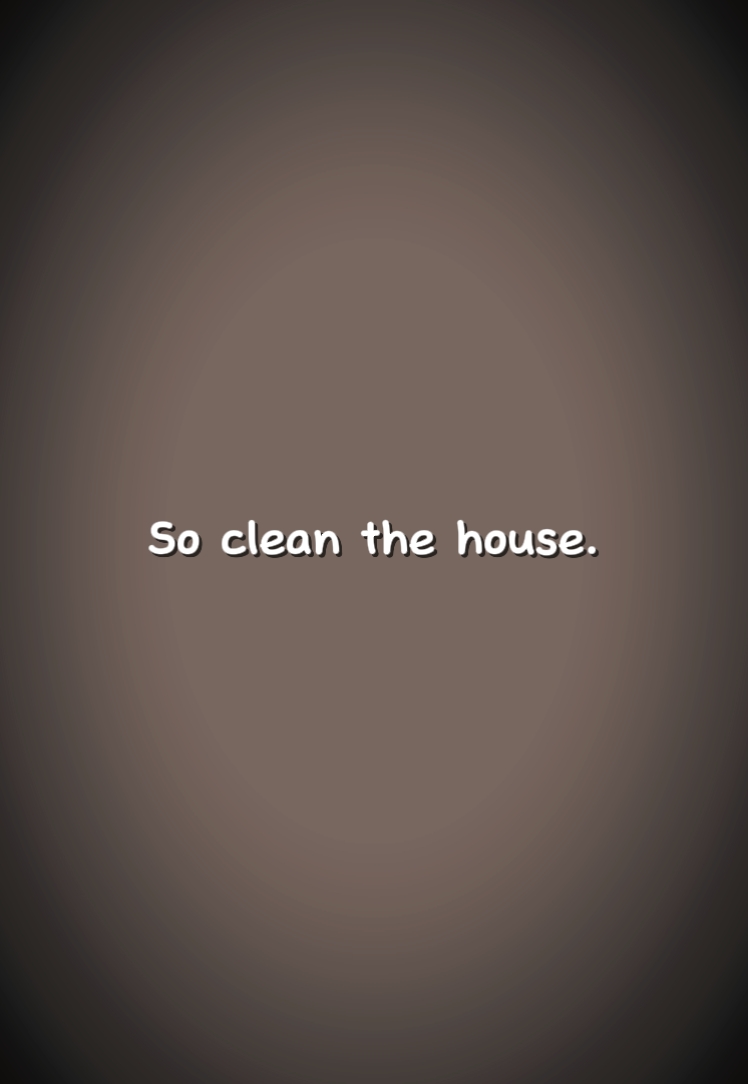 clean the house 