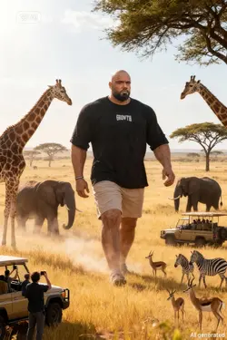 Gigante no safari 