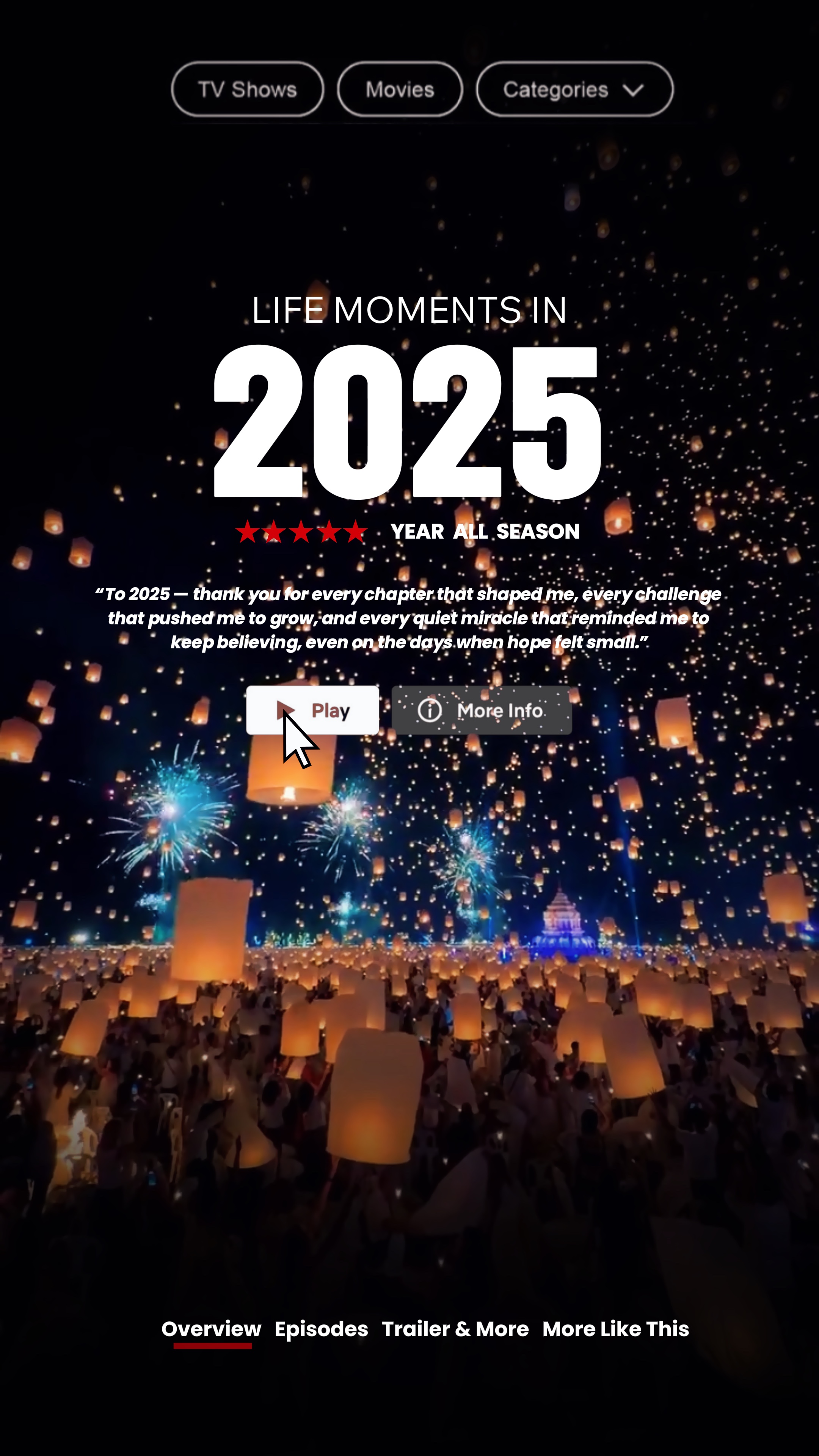 Moments récapitulatifs 2025