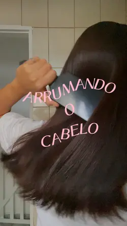 Arrumando o cabelo!🌸
