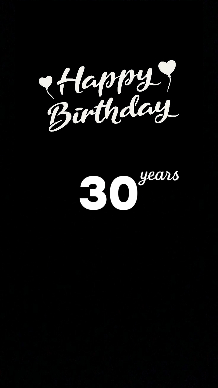 hbd 30years