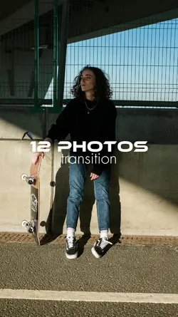 12 photos transition