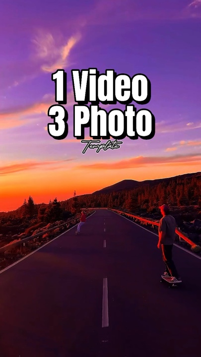 3 photo of 1 video