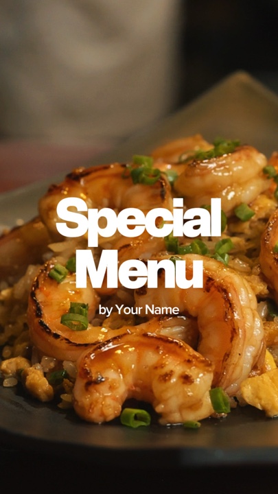 Menu spécial