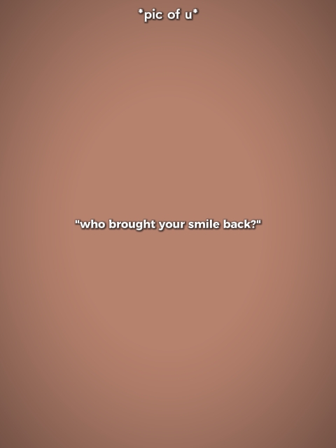 a apporté ton sourire