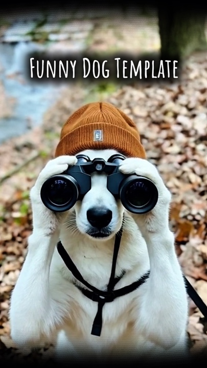 Komik Köpek Şablonu