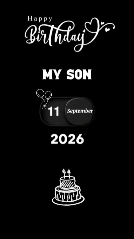my son hbd
