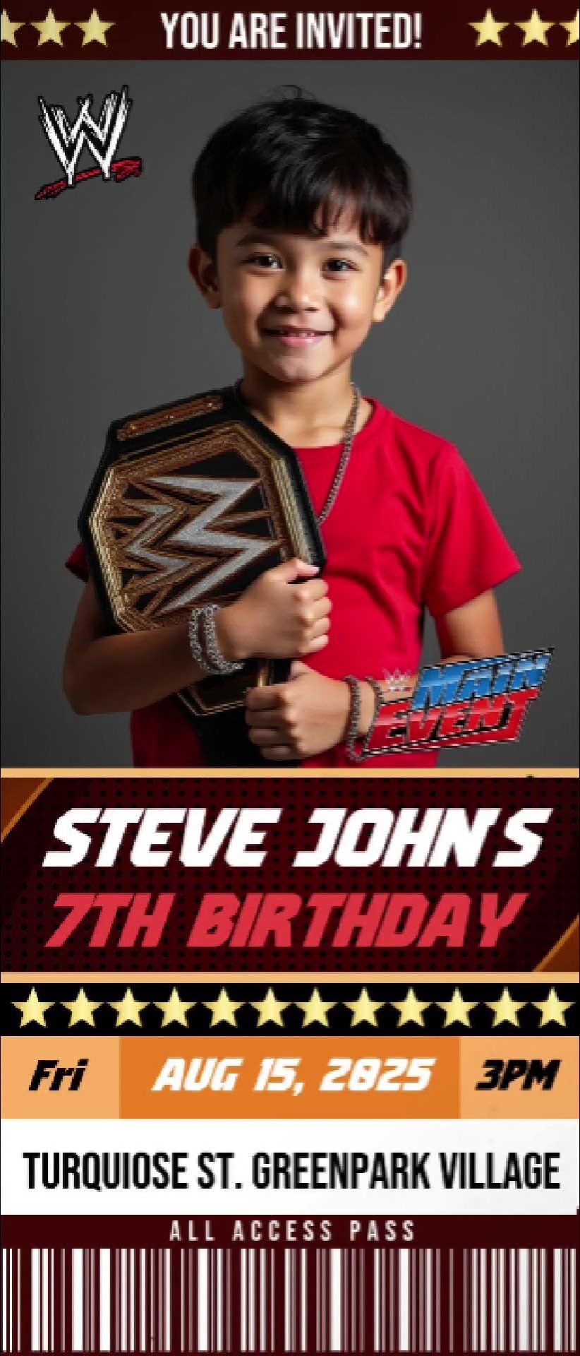 Convite da WWE