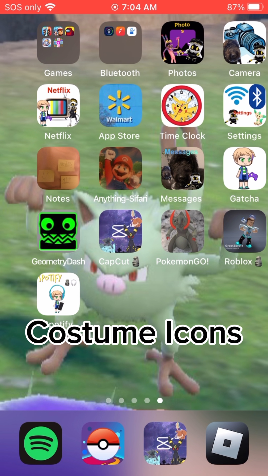 Costume app icons 
