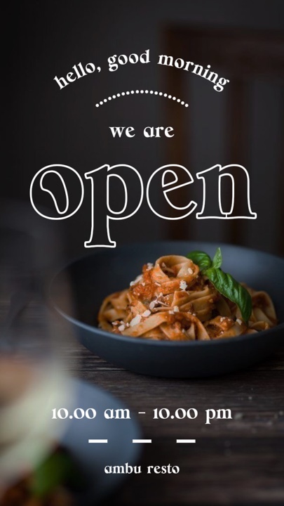 Open resto 