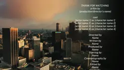 Outro ending film