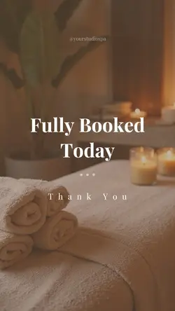 Fully Booked Today
