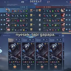 NYESEK, TAPI GAPAPA
