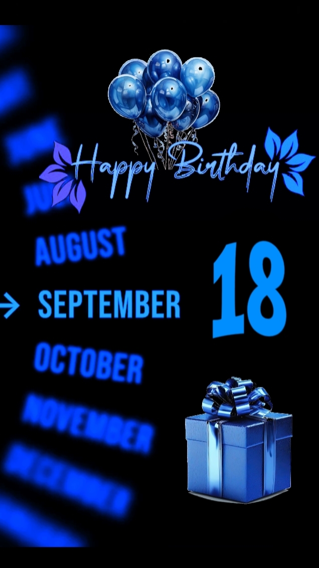 HAPPYBIRTHDAY 18SEPT