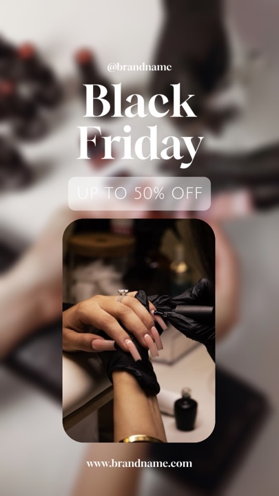 nail black 