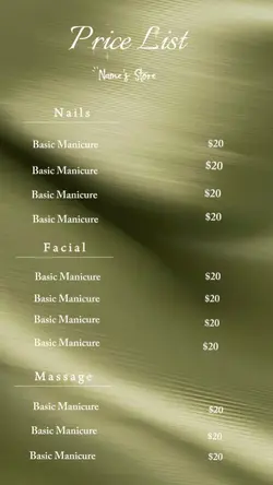 Price List