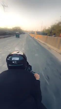 Motion blur bike run