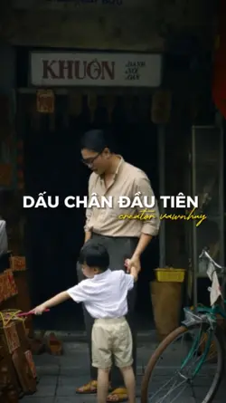 dấu chân đầu tiên 
