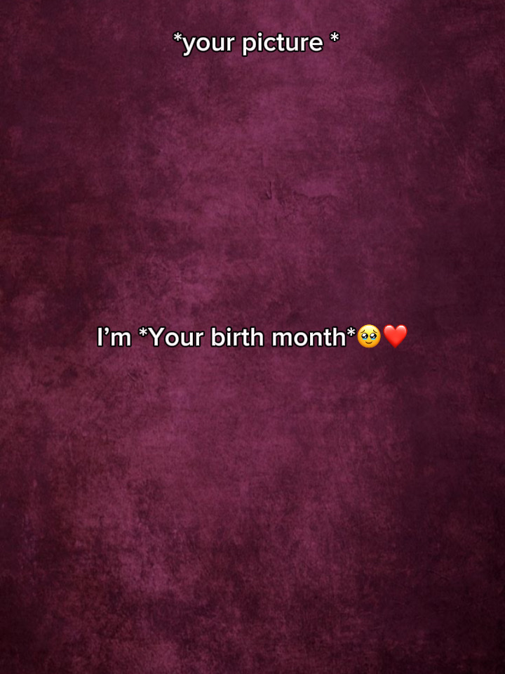 Birth month