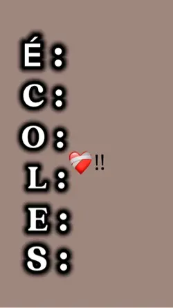 École…