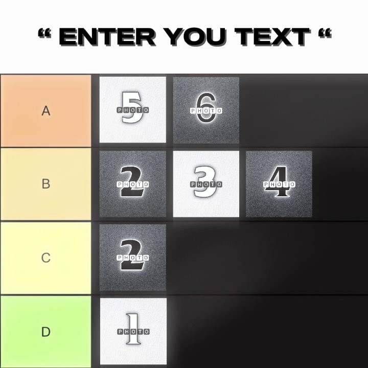 TIER LIST EDIT