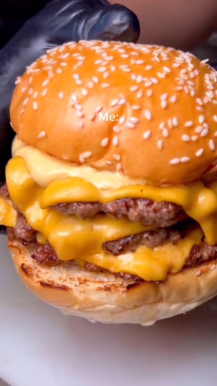 Hamburguesa después del gimnasio
