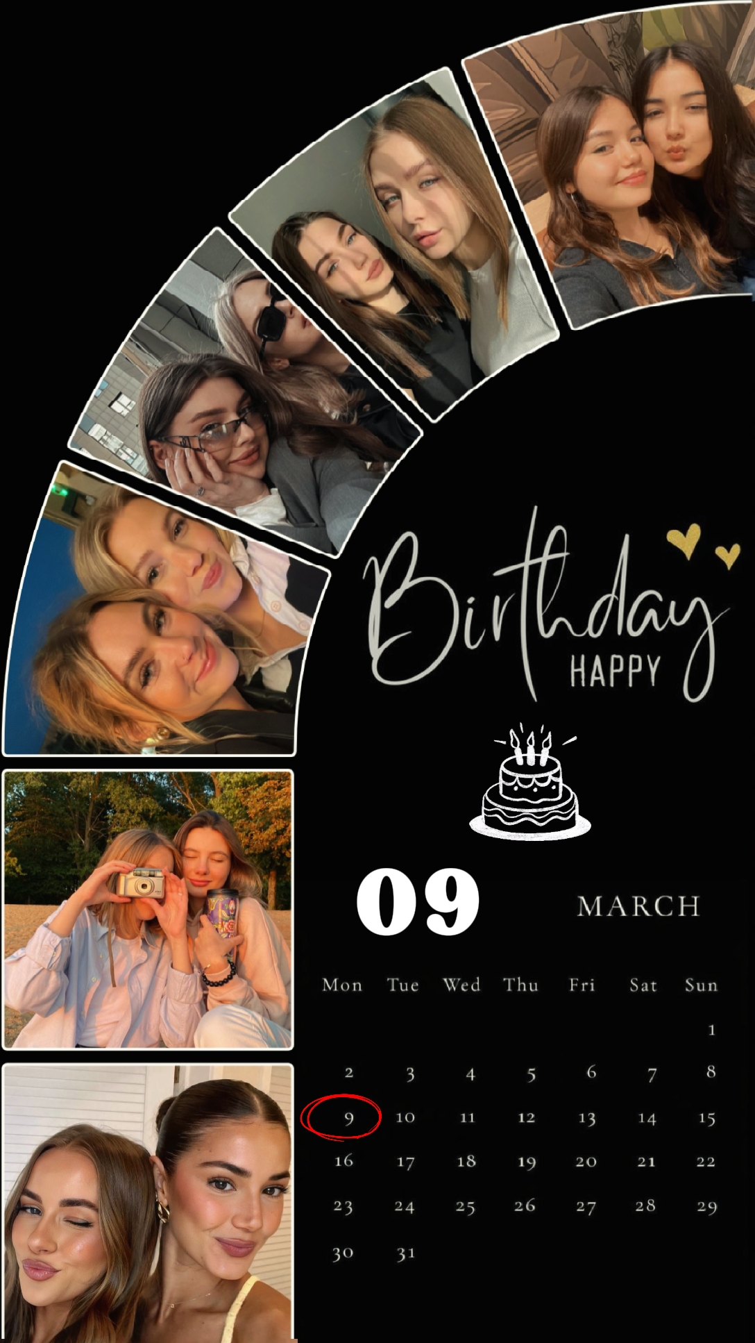 CUMPLEAÑOS 09 DE MARZO 