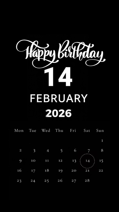 HBD 14 FEBRUARY 2026