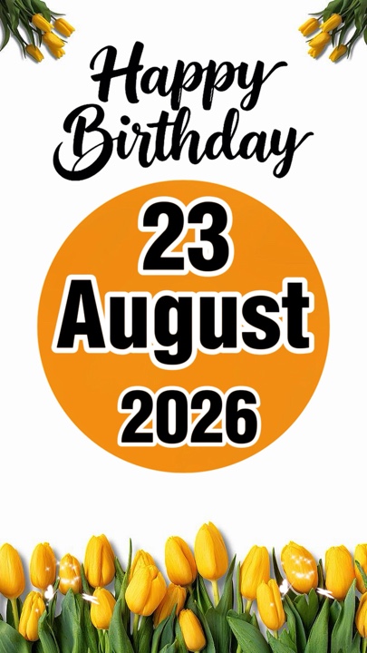 23 August birthday 