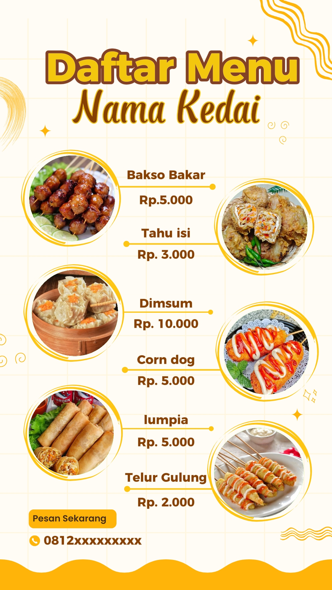 Menu Daftar 