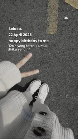 Hbd to me 22 April