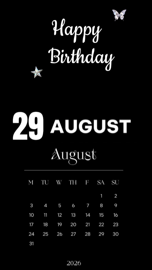 BDAY HUSBAND AUGUST